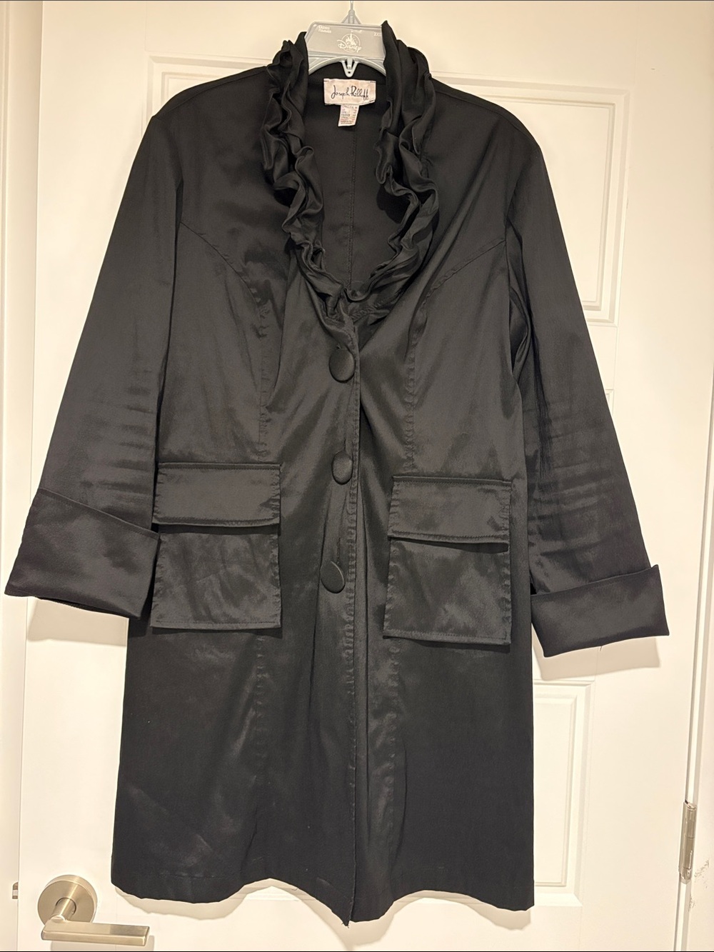 Joseph Ribkoff Ruffle Trim Coat/Jacket – Size 14 - Picture 2 of 6